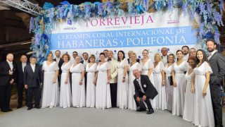 El orfeón de Torrevieja, en la anterior edición del Certamen Internacional de Habaneras y Polifonía.