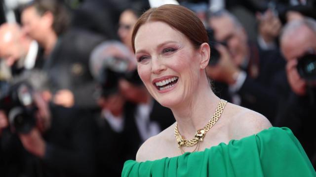 Julianne More en el Festival de Cannes.