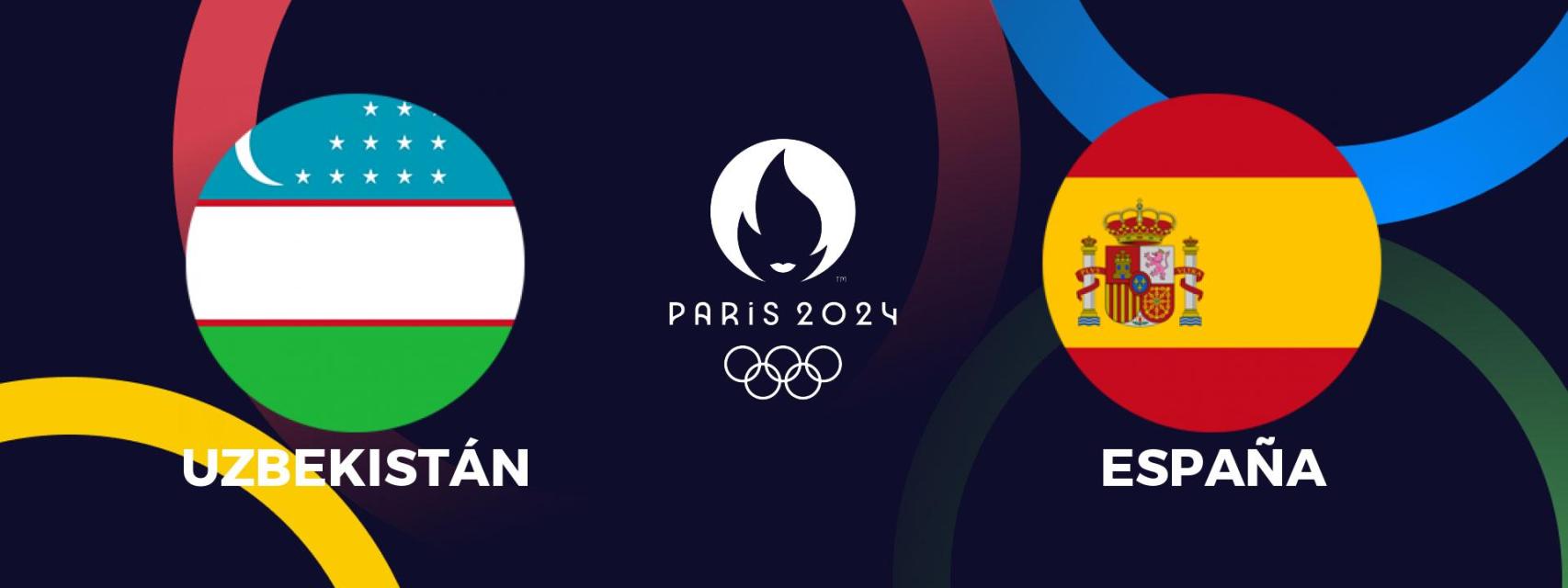 Uzbekistán - España, fútbol masculino en los JJOO en directo