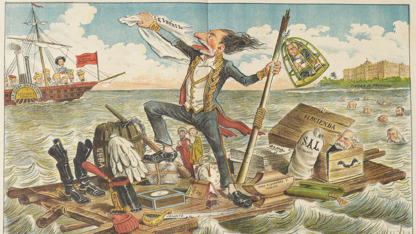 Las caricaturas que explican la España de la Restauración