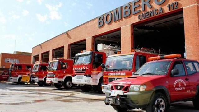 Bomberos de Cuenca. Imagen de archivo.