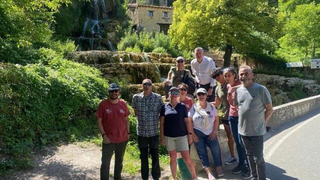 Los evaluadores de la Unesco visitan Orbaneja del Castillo