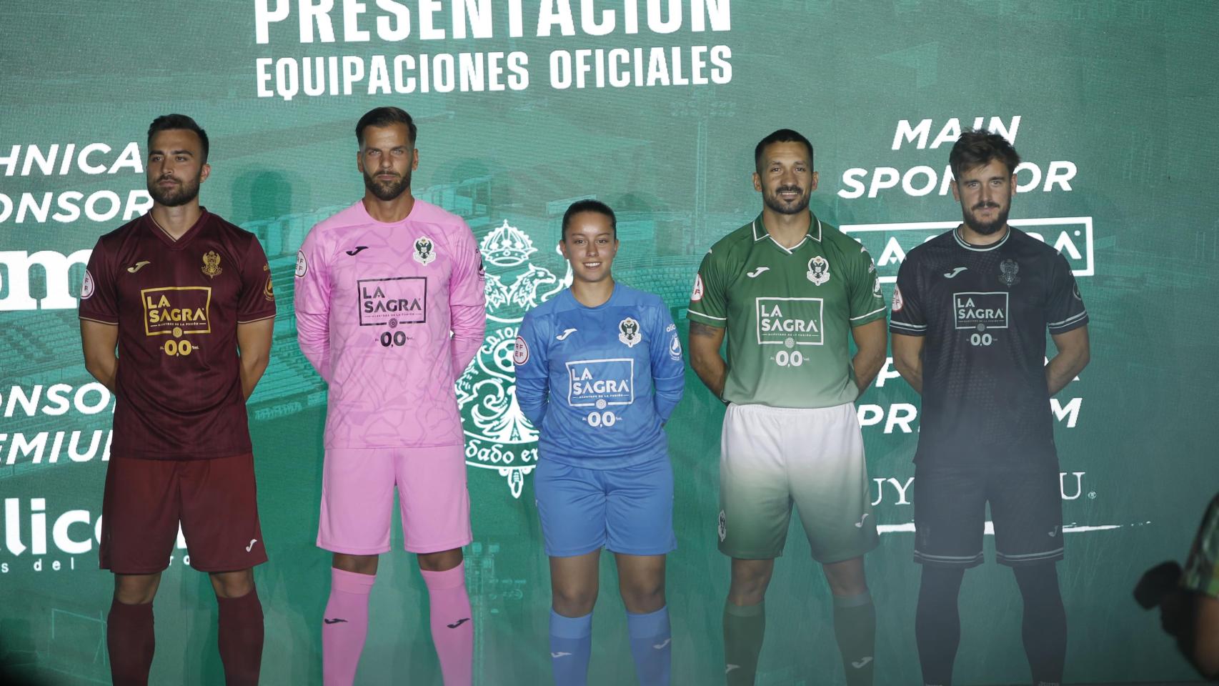 El CD Toledo presenta sus nuevas equipaciones para la próxima temporada