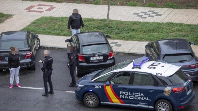 Un vehículo de la Policía Nacional en Ávila