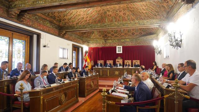 Imagen de un pleno de la Diputación de Valladolid