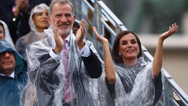 La reina Letizia y el rey Felipe VI durante la inauguración de los JJ. OO