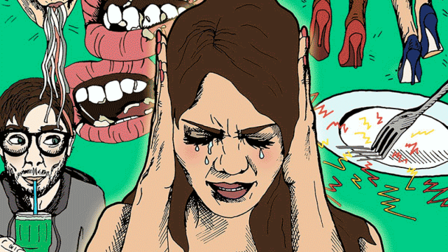 Ilustración sobre la  misofonía.