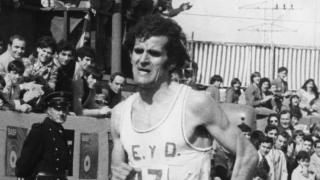 Mariano Haro, durante una competición