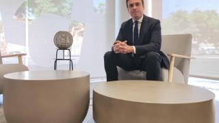 Ignacio Peinado, presidente de Fadeco Promotores, tras la entrevista.