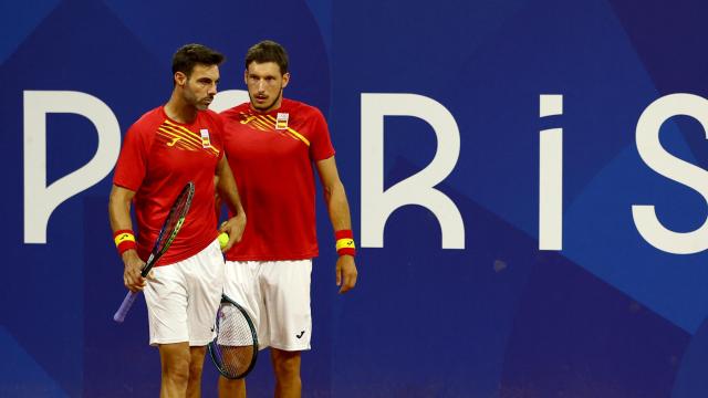 Marcel Granollers y Pablo Carreño, en los Juegos Olímpicos de París