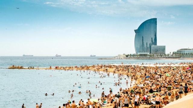 La playa de la Barceloneta