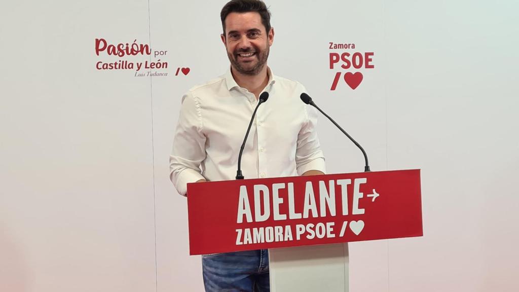 El secretario provincial del PSOE de Zamora, Antidio Fagúndez