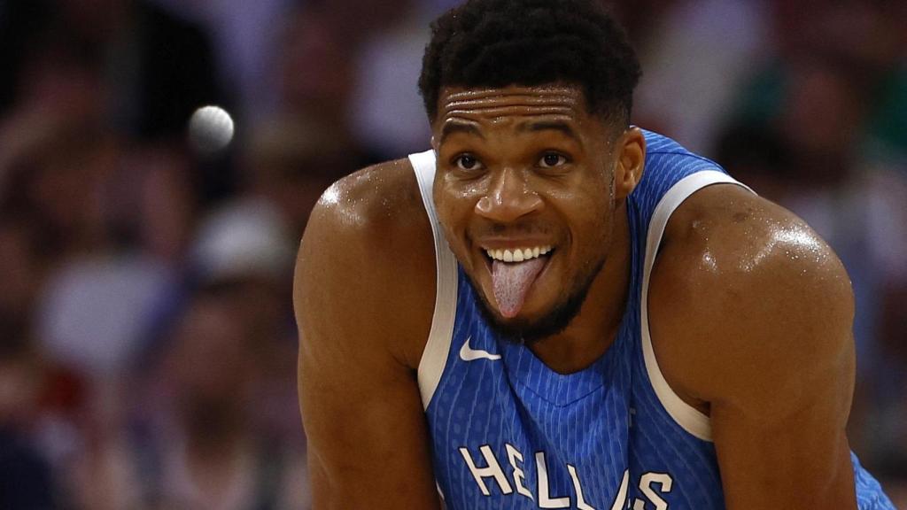 Giannis Antetokounmpo, con Grecia en los Juegos Olímpicos