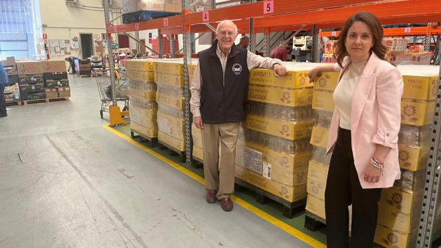 Donación de Mercadona a los bancos de alimentos