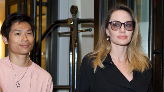 Pax y Angelina Jolie en una imagen de archivo.