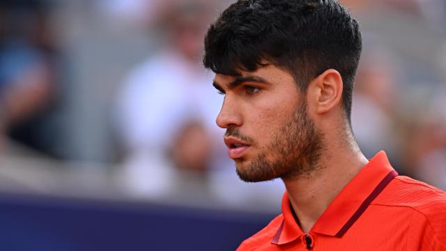 Carlos Alcaraz en los Juegos Olímpicos de París 2024.