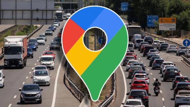 Google Maps sobre atasco de julio
