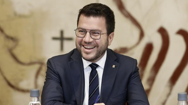 El presidente de la Generalitat en funciones, Pere Aragonès.