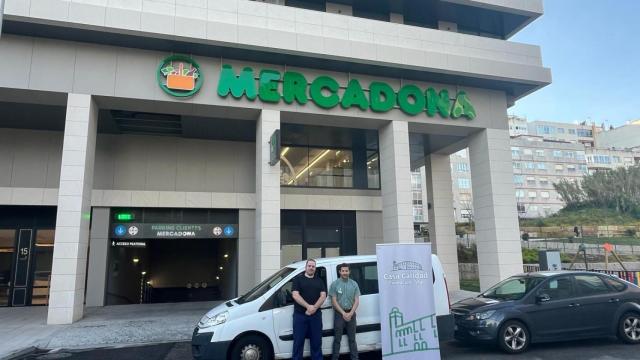 Donación en un Mercadona de Vigo.
