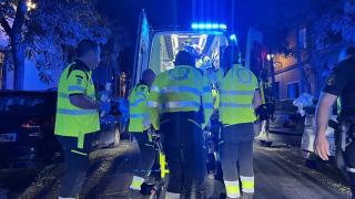 Los sanitarios en Arganzuela.