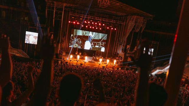 Uno de los conciertos en la Plaza de Toros.