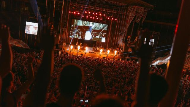 Uno de los conciertos en la Plaza de Toros.