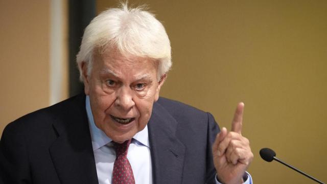Felipe González el pasado 13 de junio de 2024 en un acto en Sevilla.