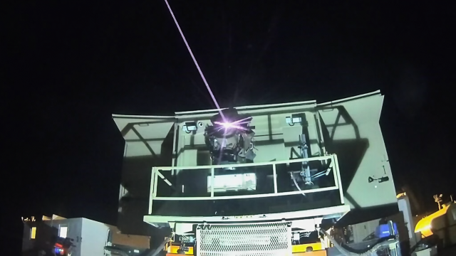 Iron Beam de Israel en funcionamiento