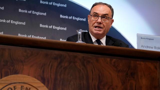 Andrew Bailey, gobernador del Banco de Inglaterra.