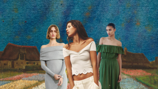 El escote Bardot se presenta con una variedad de estilos para esta temporada Primavera:Verano.