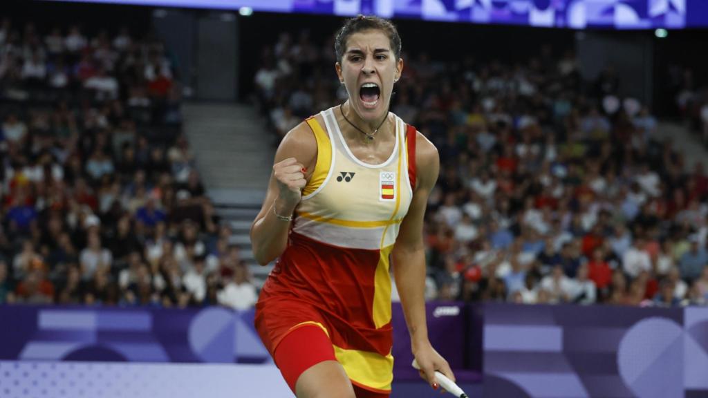 Carolina Marín, en los Juegos Olímpicos de París