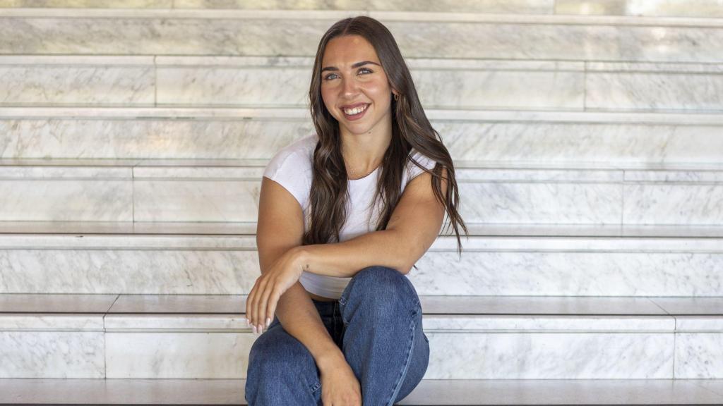 Antía Jácome posa durante la entrevista con EL ESPAÑOL.