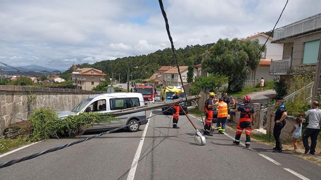 Accidente en Sanxenxo.