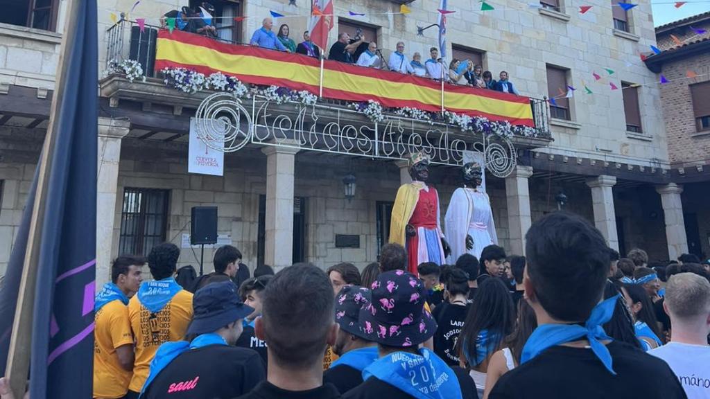 Cervera de Pisuerga durante el pregón del pasado año