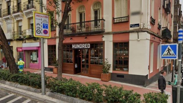 Local de  Hundred en la calle Eloy Gonzalo, en Madrid.