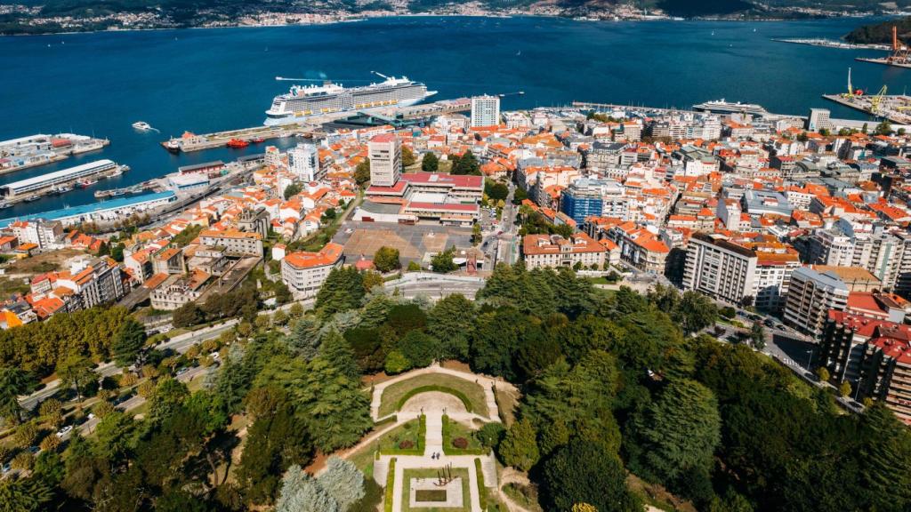 Vista panorámica de Vigo