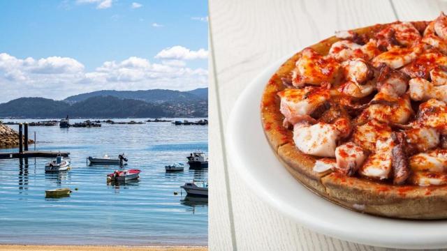 Pueblo costero Pontevedra con el mejor pulpo.