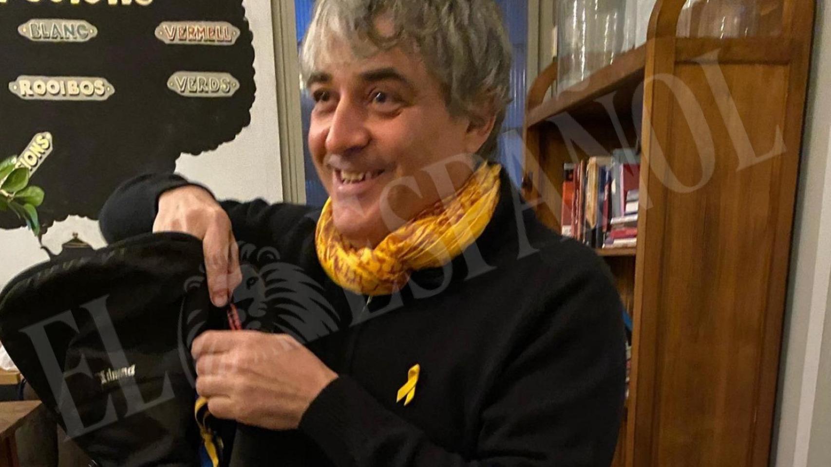 El mosso Jordi Rodrigo, propietario del vehículo en el que huyó Puigdemont.