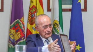Paco de la Torre, alcalde de Málaga, durante la entrevista concedida a EL ESPAÑOL.