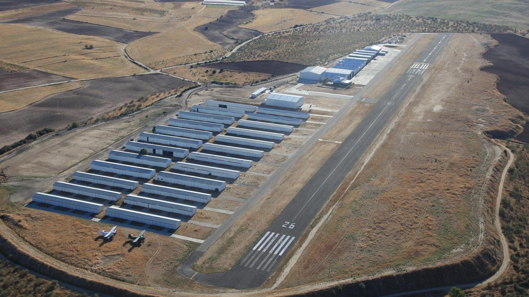 Imagen del aeródromo de Casarrubios del Monte en 2024.
