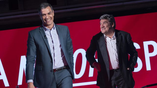 Pedro Sánchez y José Luis Escrivá.