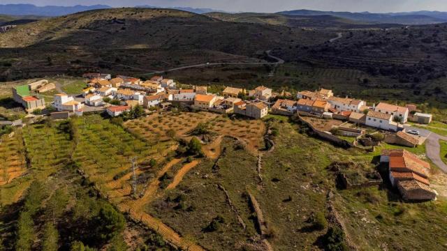 Vista del pequeño pueblo de Sacañet (Valencia). Turisme GVA