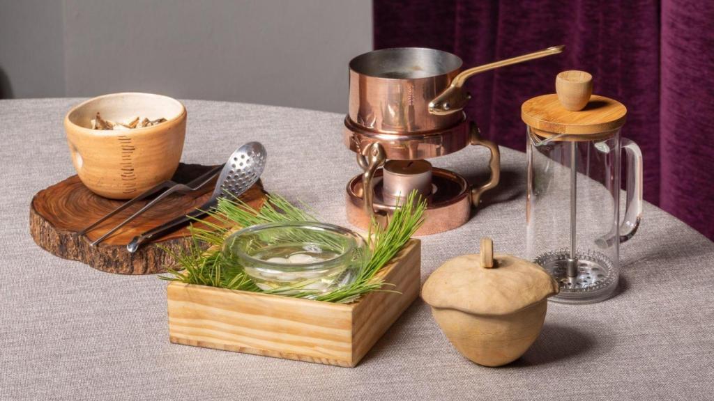 Uno de los primeros pases del menú degustación de Bardal.