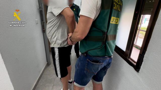 Imagen de la detención del individuo.
