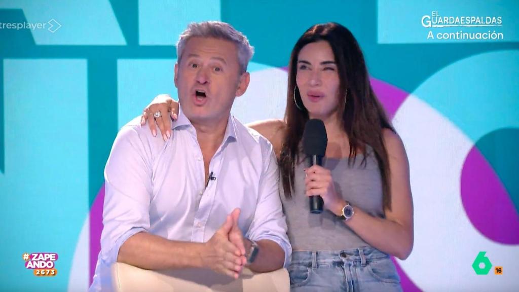 Miki Nadal y Pilar Rubio en 'Zapeando'.