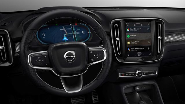 Android Automotive en un Volvo XC40