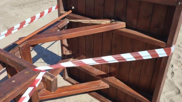 El Ayuntamiento de Canet d'en Berenguer (Valencia) denuncia un episodio de vandalismo en una de las postas de vigilancia de los socorristas. AYUNTAMIENTO DE CANET D'EN BERENGUER
