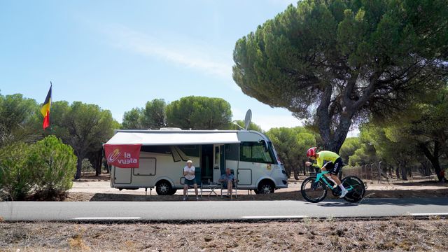 Imagen de la X etapa de La Vuelta del pasado año 2023 en Valladolid