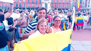 Más de 300 personas reivindican en Valladolid la “victoria” de Edmundo González en las elecciones de Venezuela