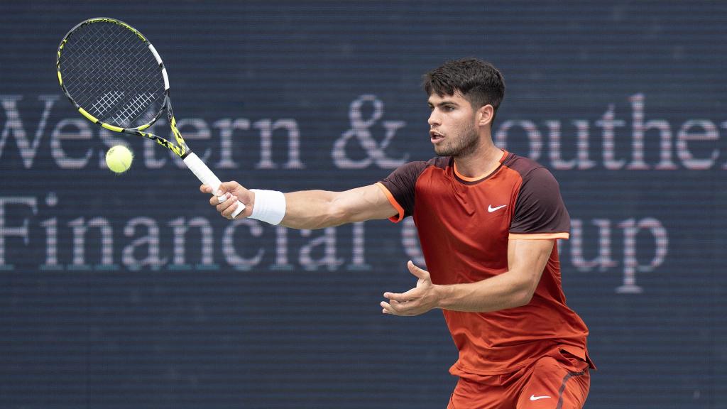 Alcaraz, en Cincinnati en 2024